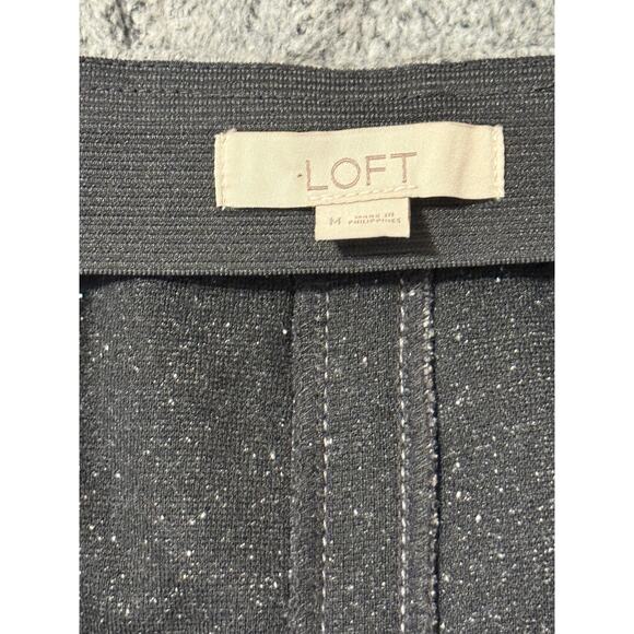 Loft A-Line Flared Fleece Skirt, Size M - Picture 4 of 5